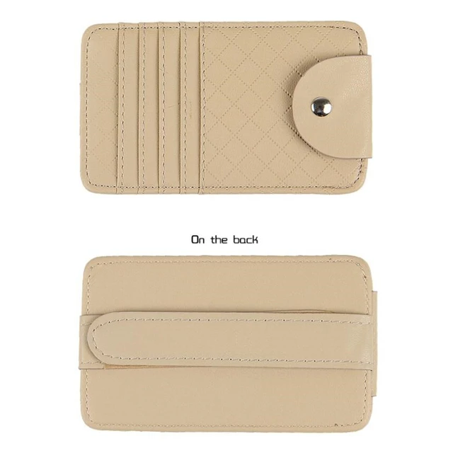 귀중한 차량 내부 공간을 최대한 활용하여 필수품을 정리하고 차량을 깔끔하고 정돈된 상태로 유지하는 다목적 자동차 선바이저 클립 포인트 포켓 오거나이저