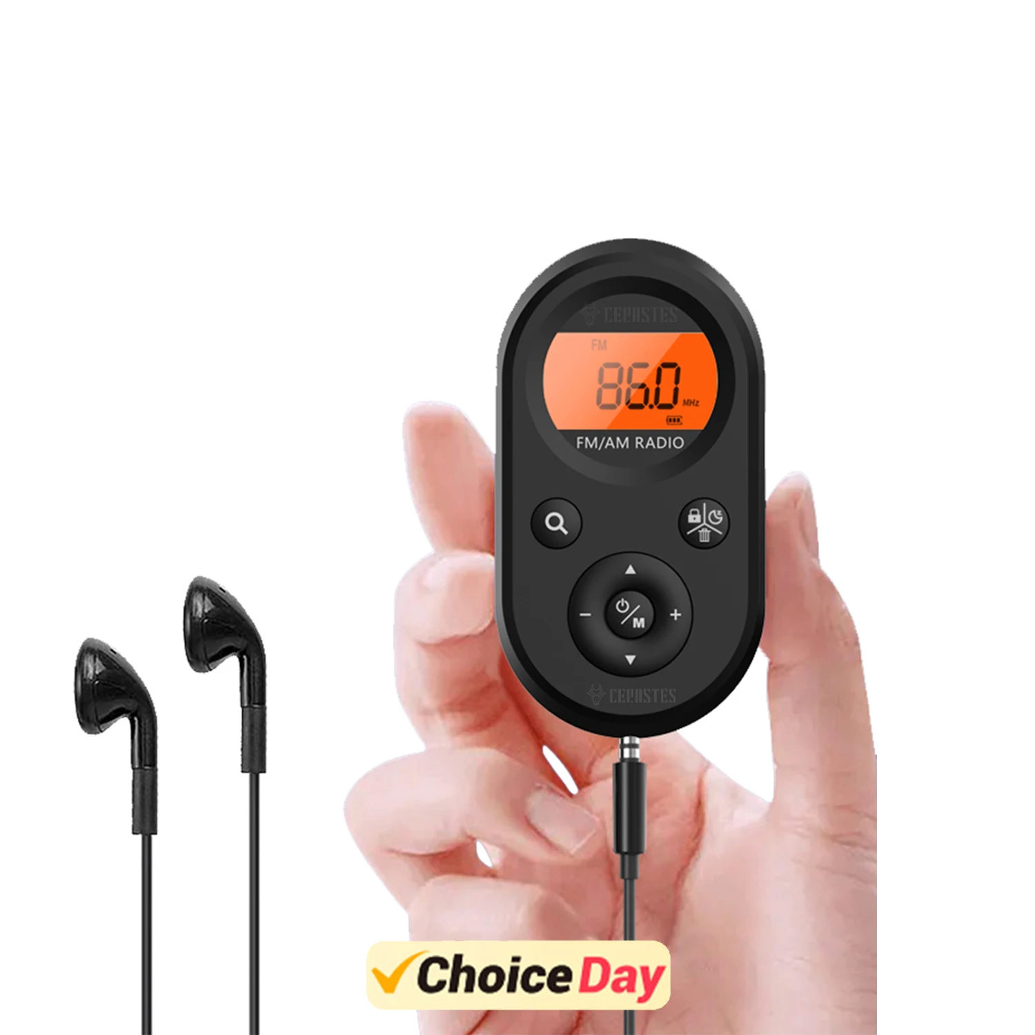 AM FM Portable Radio,Pocket Radio Rechargeable with Best Reception,Long ...