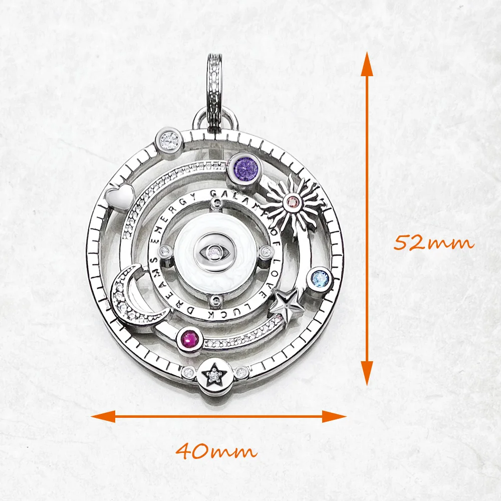 Pendant Cosmic Design Talismans Amulet Brand New Fine Jewelry 925 Sterling Silver Accessories Vintage Lucky Gift For Woman Men