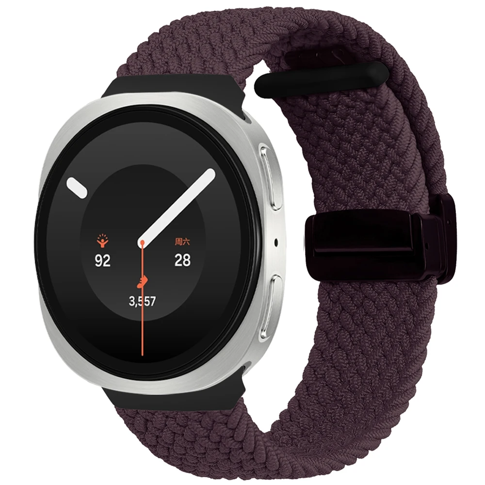 Magnetic Braided Nylon Loop Watch Band Strap - Universal Fit