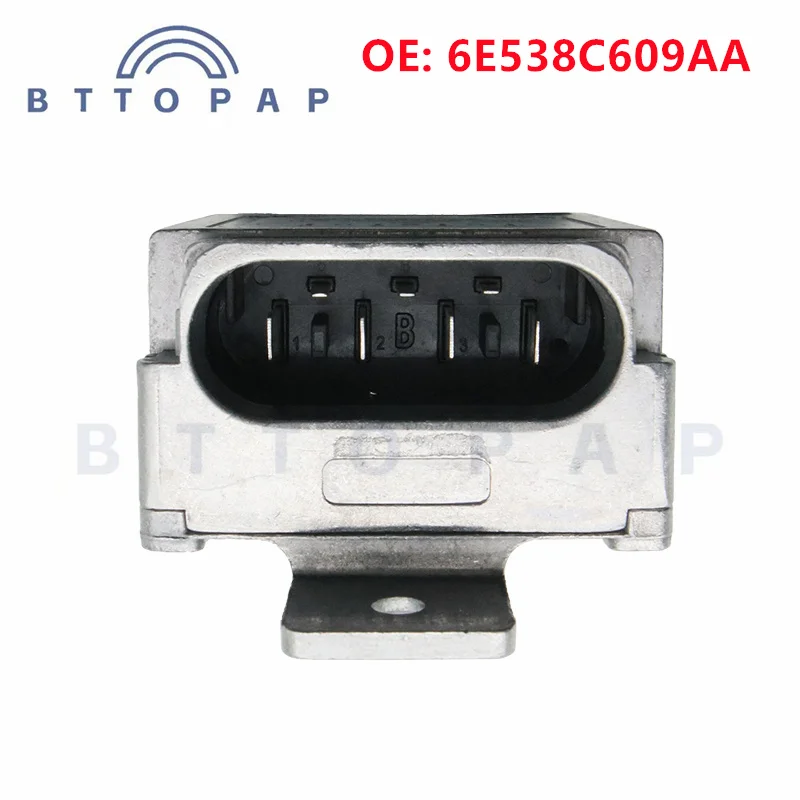 6E53-8C609-AA Radiator Cooling Fan Control Module Compatible For Ford 6E538C609AA