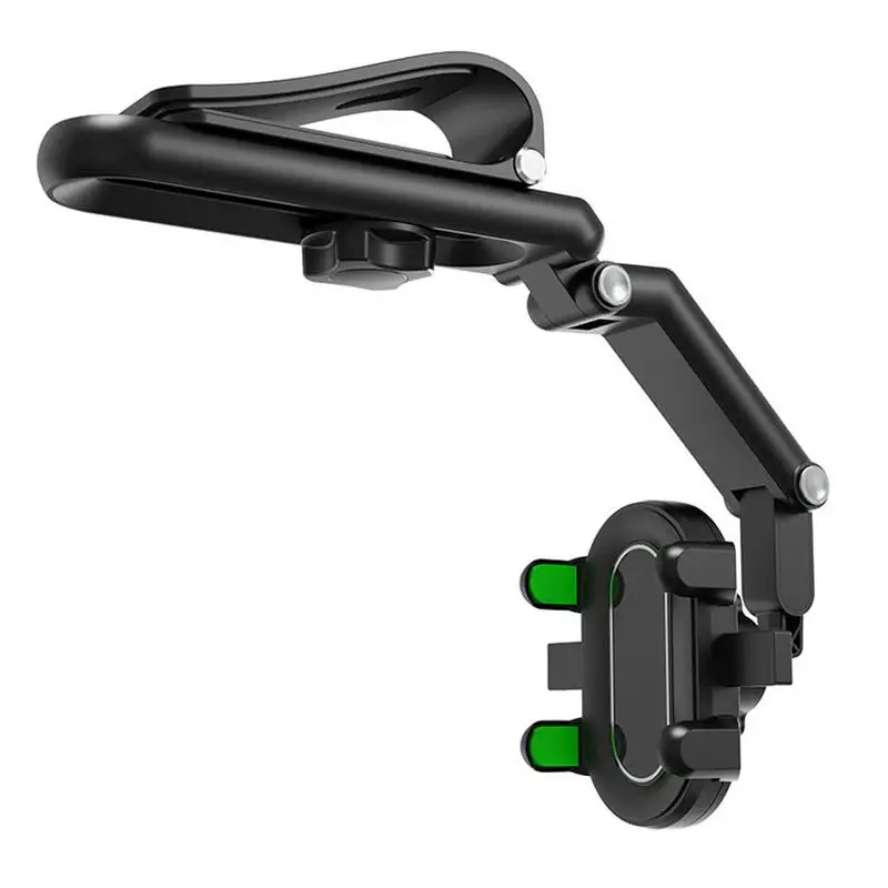 

Автомобильный держатель для телефона с солнцезащитным козырьком, вращающийся на 1080 градусов Универсальный Регулируемый кронштейн для телефона, многофункциональное зеркало заднего вида