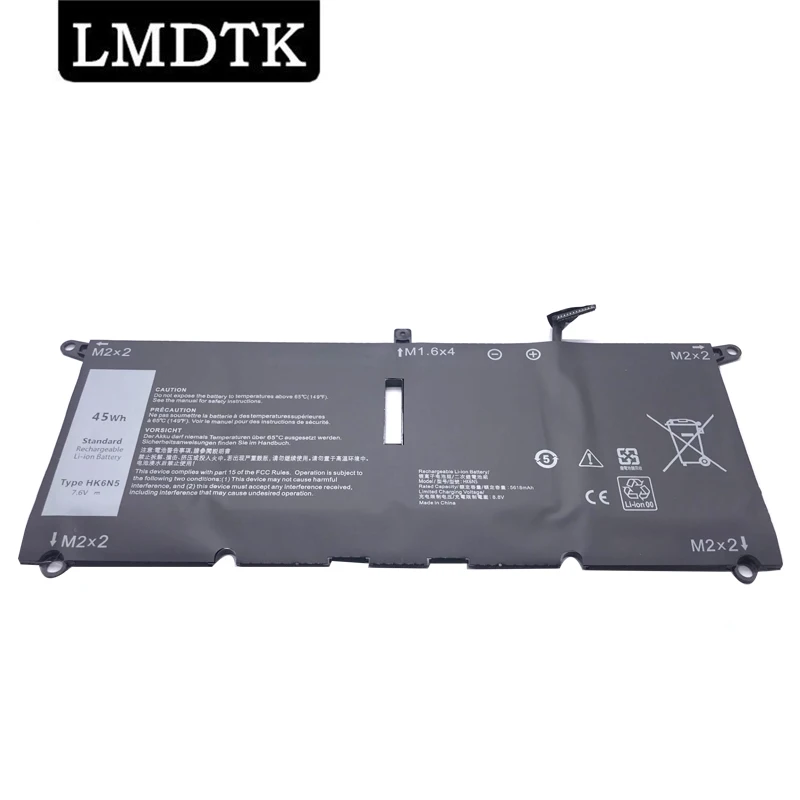Lmdtk Nuovo Hk6N5 Batteria Del Computer Portatile Per Dell Inspiron 13-5390 Xps 13 9370 9380 P82G Dxgh8 7.6V 45Wh