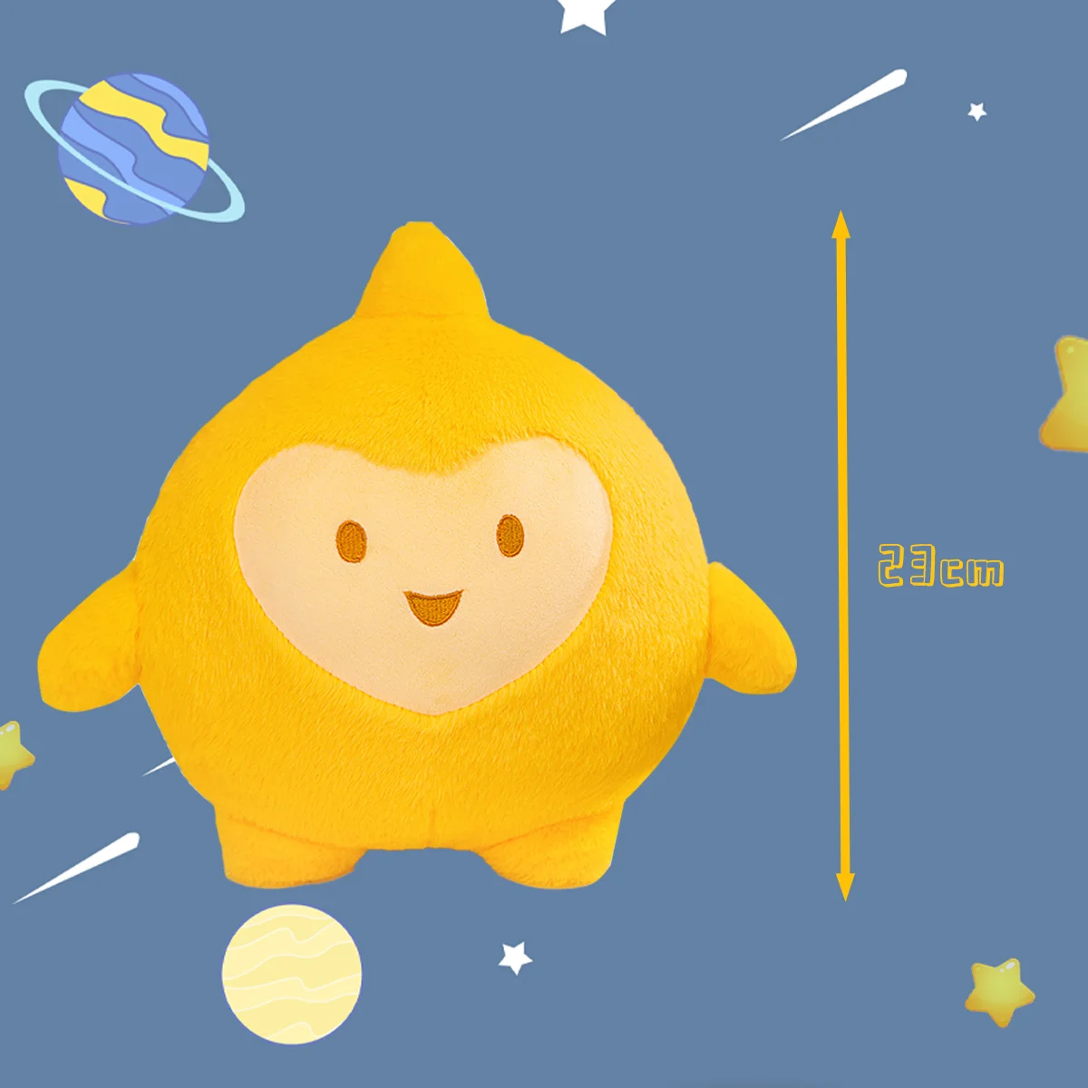 Star Plush Pillow Toys Adorable Lucky Wishing Star Plush Doll Soft Plush Pillow Kawaii Sleep Toy Home Decoration Kids Birthday Gift