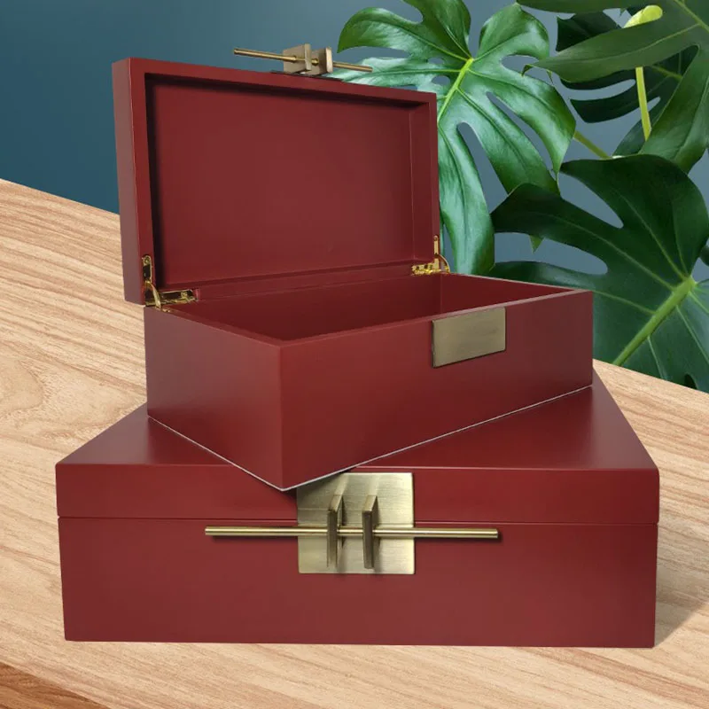 Large Jewelry Box for Women Wood Necklace Bracelet Earrings Jewelry Box Organizer Ring Display Tray Portable Accessories Storage