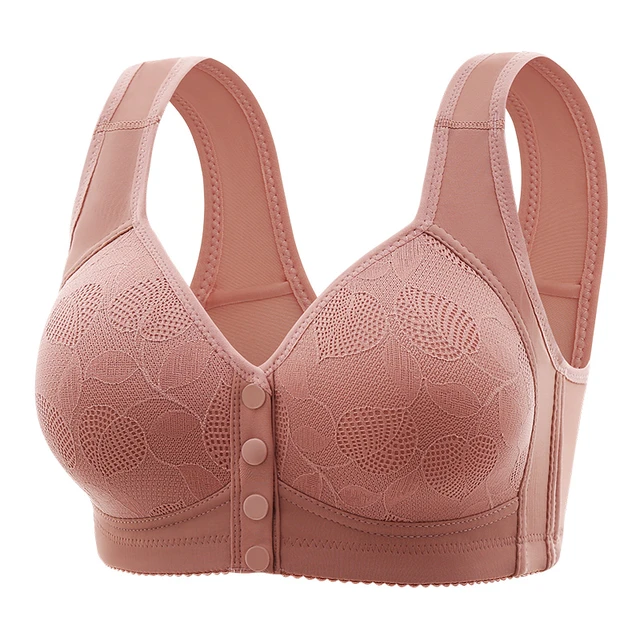 Sexy Front Closure Bra Women Front Fastening Bra Wireless Bras for