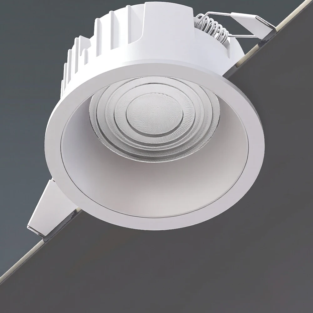 디밍 가능 고효율 LED 내장형 다운라이트 눈부심 방지 AC110V-220V 천장등 가정용 실내 조명