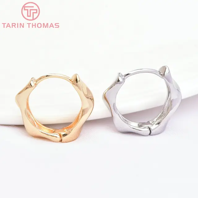 [알리익스프레스] 24K 골드 컬러 황동 불규칙한 귀걸이 클립: 스타일과 우아함의 완벽한 조합