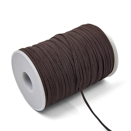 Colorful Elastic Rubber Band Ribbon Trim for DIY Sewing and Garment Accessories, 10 Yards
