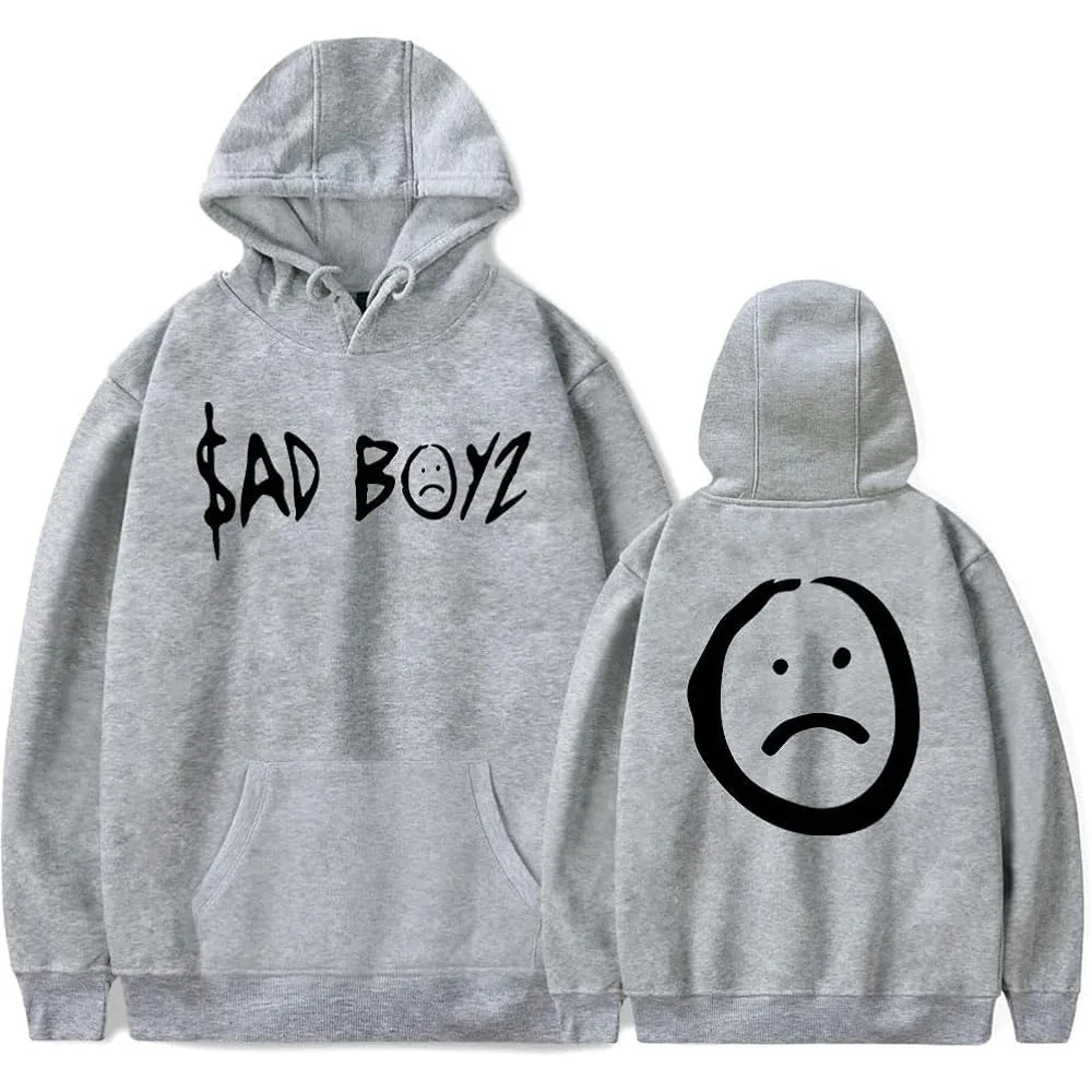 Moletom com capuz para homens e mulheres, Junior H $ ad Boys, Pulôver de manga comprida, Roupas da moda 2024