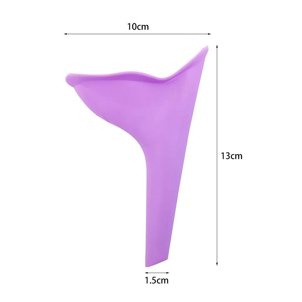 Silicone Pee Funnel for Women Standing Piss Female Urinal for Travel Femme Urinating Device Portable Toilet Emergency Camping