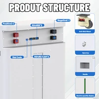 Batterie au lithium LiFePO4 48V 300Ah 15kW 51.2V 100Ah 10KW 5KW 6000 cycles Bluetooth 16S BMS CAN RS485 STOCK UE Livraison rapide 4