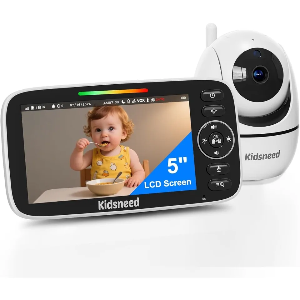 Baby Monitor with Camera Audio Remote Night Vision