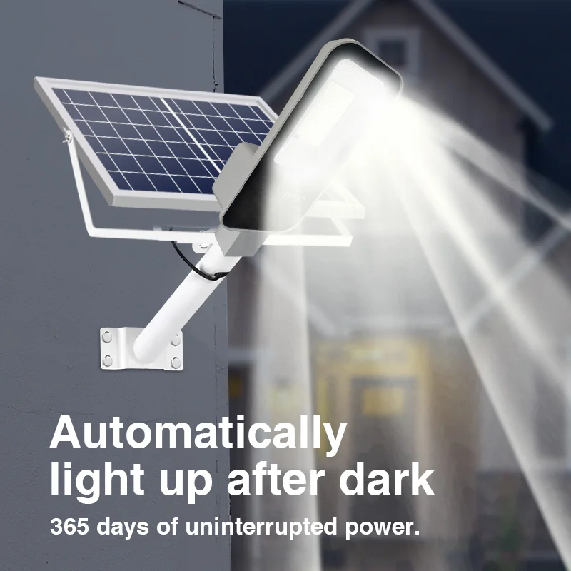 Super bright solar street lamp outdoor road lamp 370LED, 7500K, IP65 waterproof, remote control, garden, playground, terrace. 3