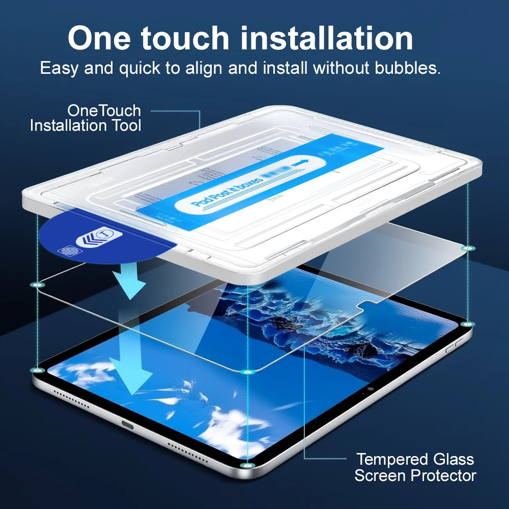 Enhanced Tempered Glass Screen Protector - Easy Installation
