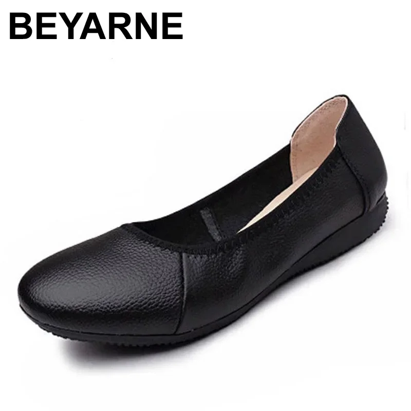 Genuine Leather Women Flats Fashion Pointed Toe Ladies Ballet Flats Brand Designer Ballerina Woman Flats Shoes women shoes,women flats