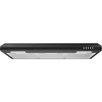 Black Range Hood 30 inch Under Cabinet Ductless Range Hood Vent for Kitchen with Anti-fingerprint Design, 3 Speed Exhaust 1