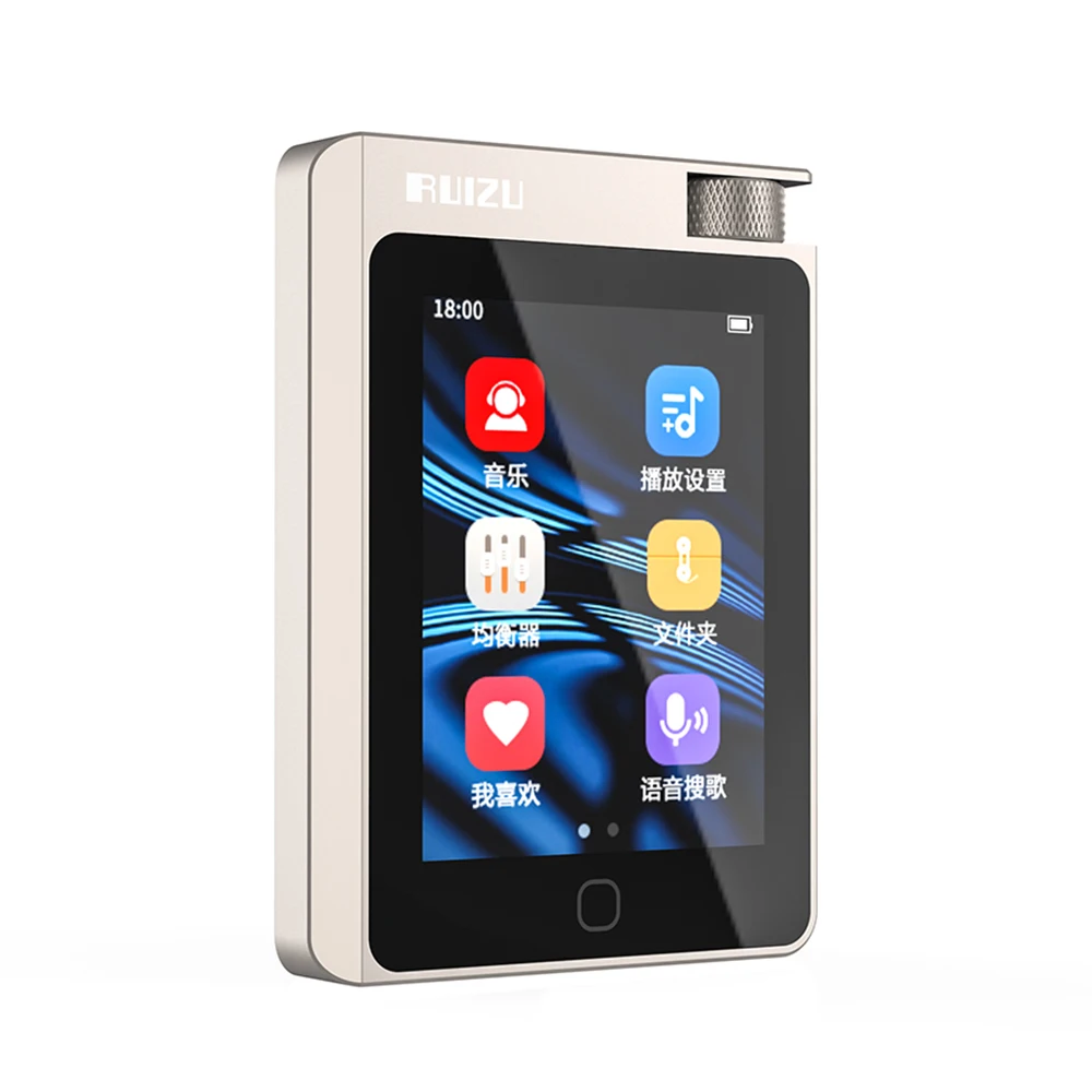 Jogador de Alta Fidelidade com Bluetooth Leitor de Música Ruizu Apoio eq Equalização Áudio Portátil Rádio fm Ebook Altofalante Walkman A55 16g 5.0 - Image 4