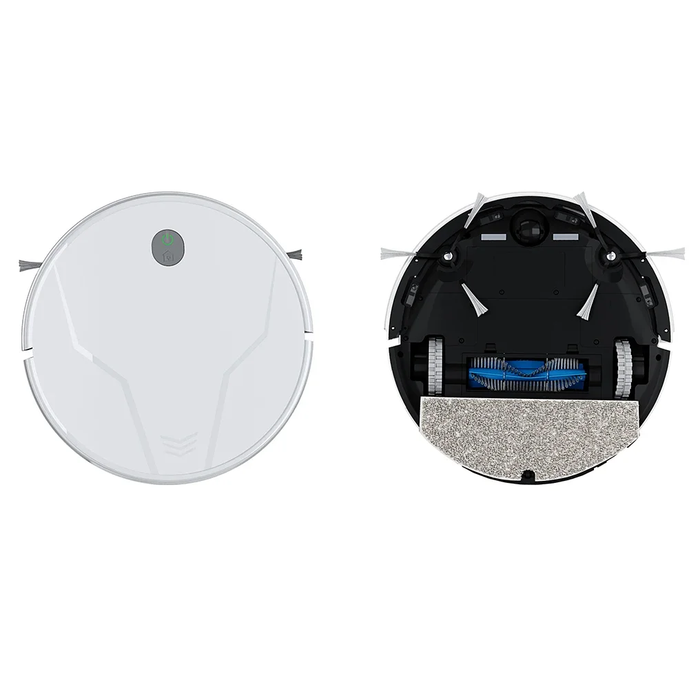 Tuya WiFi Robot Vacuum Cleaner with Strong 3500PA Suction Wet & Dry Cleaning Gyroscope System ping Hard Floors Hotels