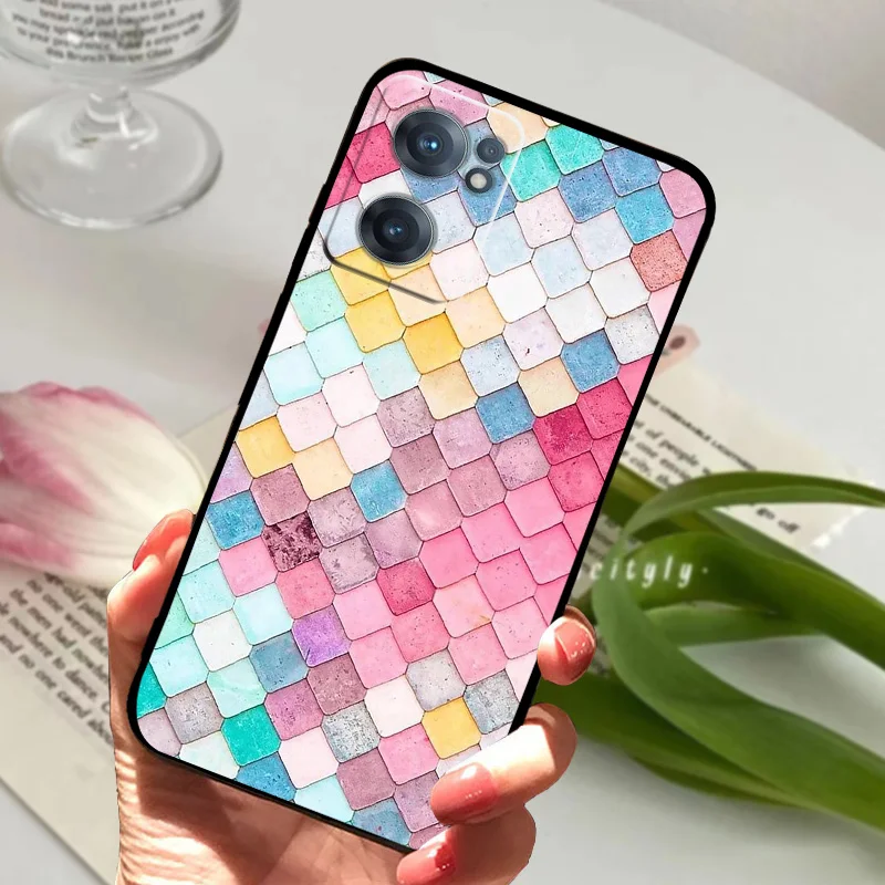 Animal Cartoon Painted Soft Silicone Phone Case - Black Coque