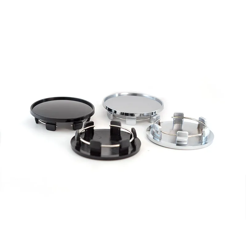 Wheel Center Caps 4PCS/lot 69MM No Wheel Center Hub Caps BLACK SILVER Wheel Hub Cover Stylish Hard Wearing Replacement Dust Cover