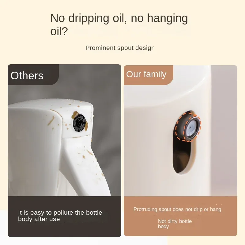 Oil Spray Kettles for Kitchen Use Glass Oil Spray Kettle for Household Use Leak Proof Air Fryer Bottles Moisture Proof
