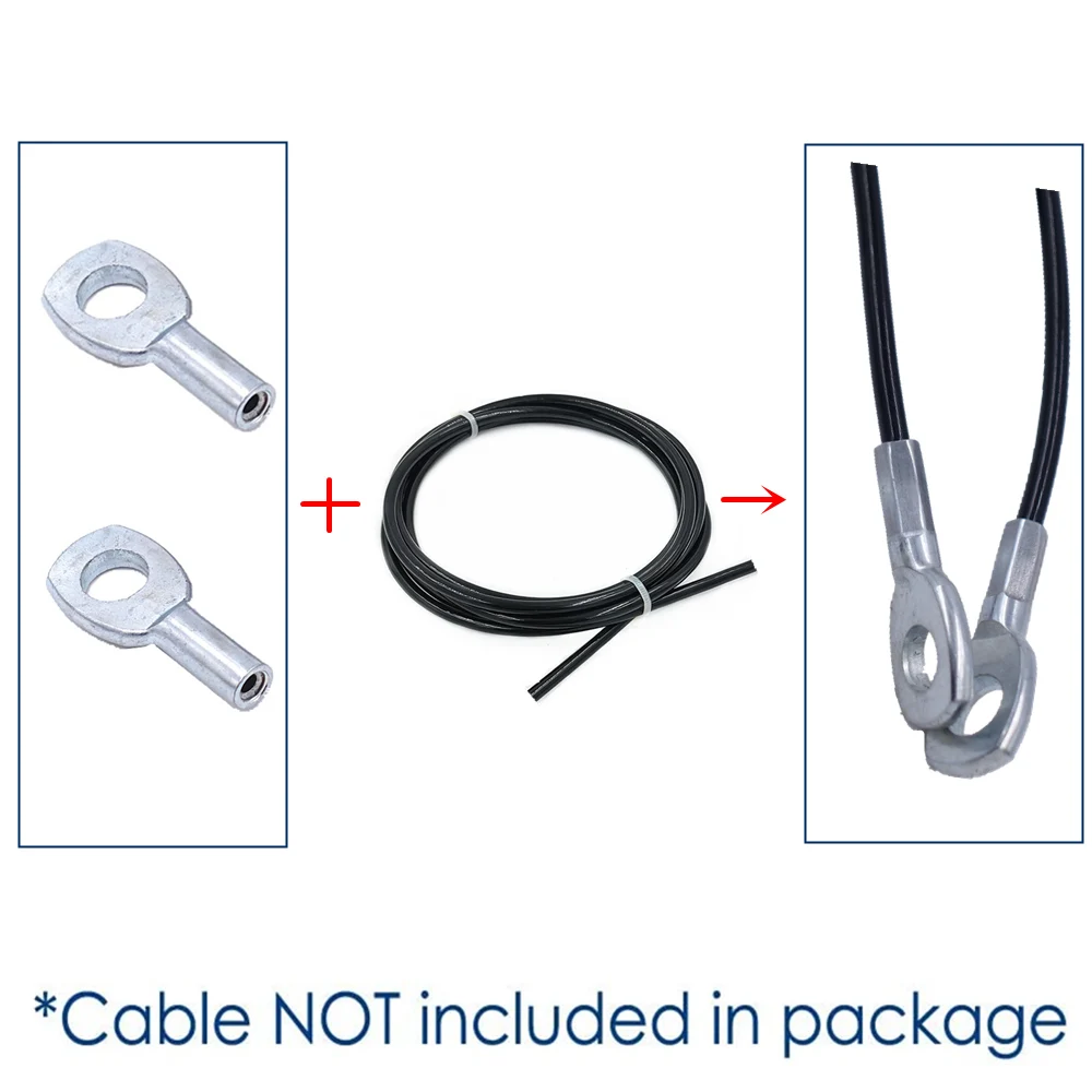 Gym Cable Steel Wire Rope Accessories Cable Machine Fitness Equipment Exercise Metal Limit Ball Terminals Gasket 6