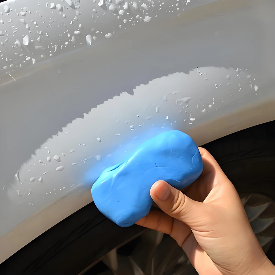 Windspeed Kit Pulizia Auto Con Clay Bar - 600g Argilla, 20 Pastiglie Lubrificanti, Spray - Per Vernice E Vetri