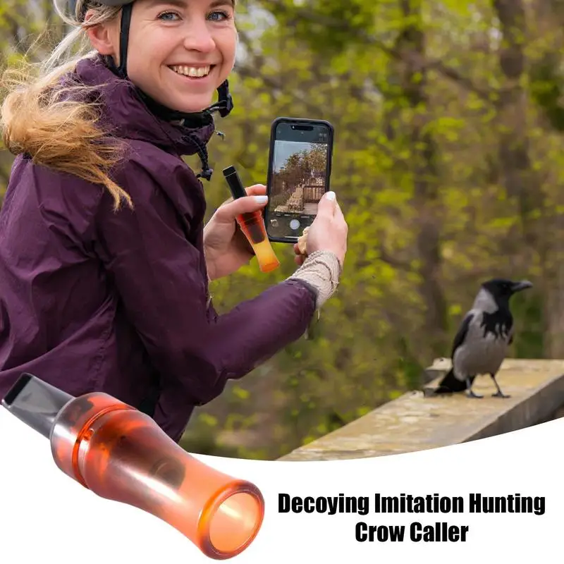 Sifflet appeau corbeau pour chasse - Leurre appel oiseaux pour sports outdoor et survie