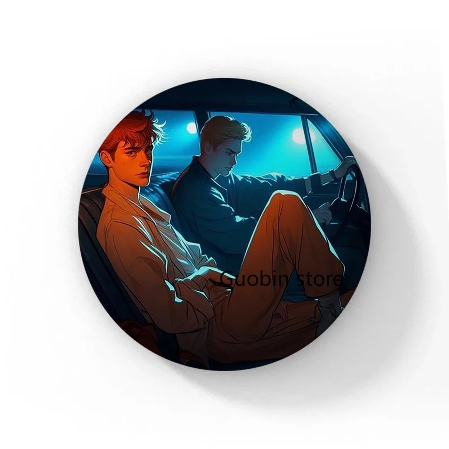 Description Picture 5 of item58mm The Foxhole Court Button Pin Foxes Palmetto State Badge Fight Because You Don Know How To Die Brooch Bag Decor Fans Gifts