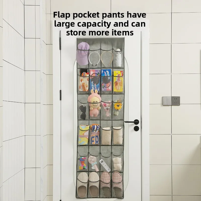 Over The Door Shoe Rack with 24 /28 Large Mesh Pockets Hanging Shoe Organizer for Closet Hanging Shoe Rack Holder Hanger
