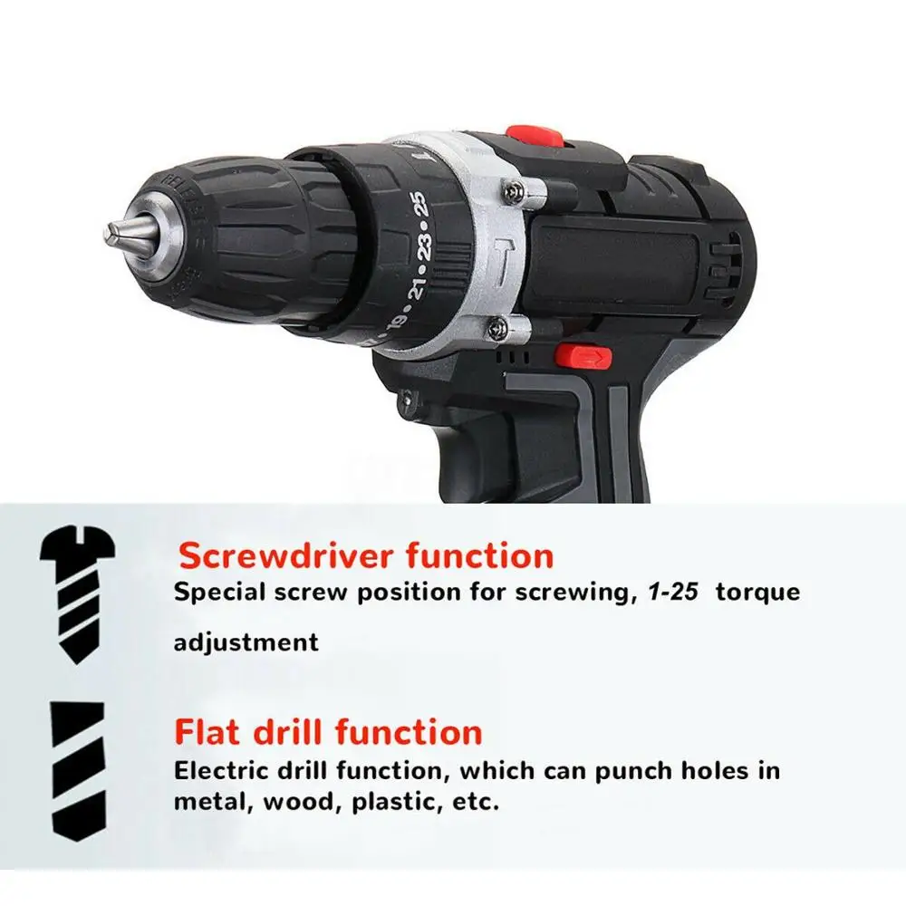 36v Power Tools Electric Drill  Electric Drill Impact Set - 36v