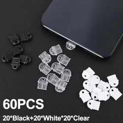 Elegant Silicone USB - C Dust Plug Charm - Anti - Dust Protective Cap (60Pcs Mixed)