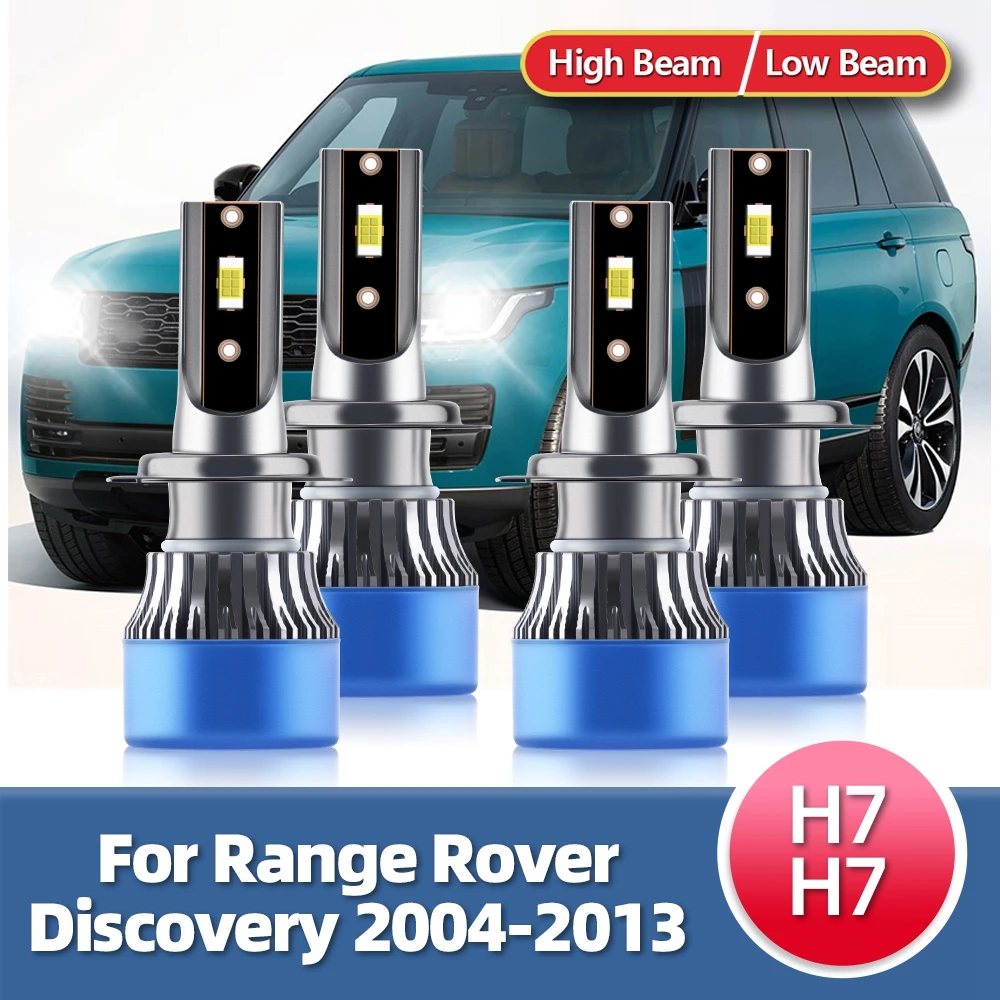 

LED Headlight Bulbs Auto Light CSP Car Driving Lamp For Range Rover Discovery 2004 2005 2006 2007 2008 2009 2010 2011 2012 2013