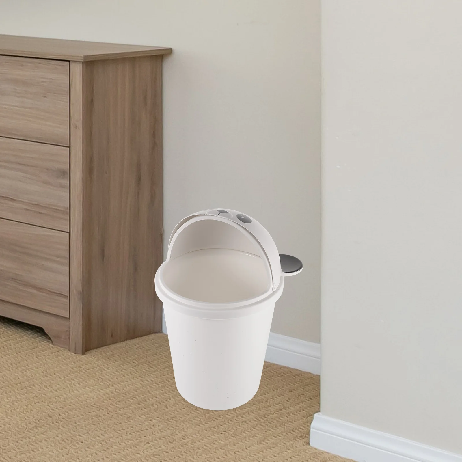 

Panda Trash Can Large Capacity Trash Can with Lid Home Trash Can Cartoon Trash Can