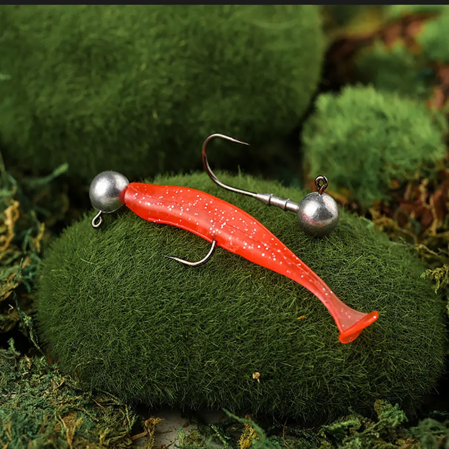 3.5g /5g/7g/10g/14g Screw Thread fishing jig head hook for soft lure bait worm hook ,sharp fishing jig hooks new