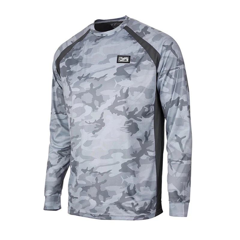 

PELAGIC Fishing Apparel Men Summer Long Sleeve Upf 50 T-shirt Fish Wear UV Sun Protection Breathable Angling Shirts Camisa Pesca