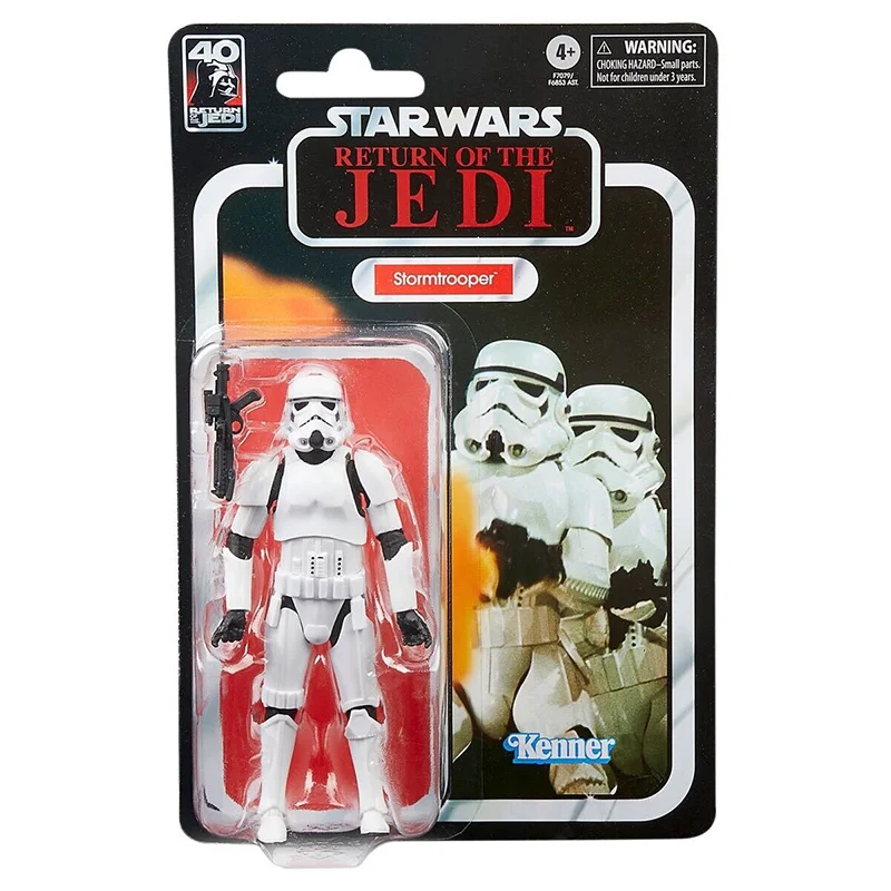 

Hasbro Star Wars The Black Series Stormtrooper 40th Anniversary Return of The Jedi Action Figure Model Toy 6 Inch