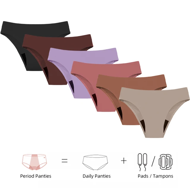 Seamless Swimwear Menstrual Panties 4-Layer Leakproof women's grooming pants Bikini Fast Absorption Summer Beachwear Period Swim 1