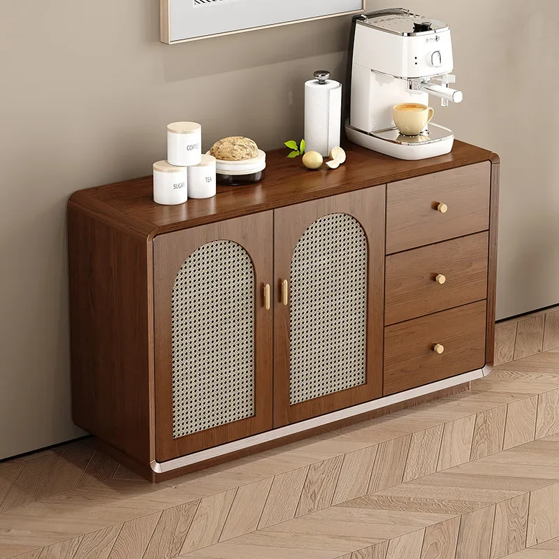 Luxury Sideboard Kitchen et Side Table Coffee Bar Wooden Cabinet Display Shelf Wooden Vine Cuisine Mobile Cucina Furniture