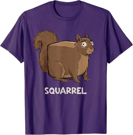 Hilarious Squirrel Meme Unisex T-Shirt - Aesthetic Animal Pun Streetwear Tee