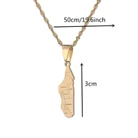 Madagascar Map With Cities Name Pendant Necklaces Women Jewelry Africa Malagasy Map 2