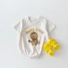 Newborn Baby Jumpsuit Printed Casual Long Short Sleeve Baby Boy Girl Clothes Spring Summer 4
