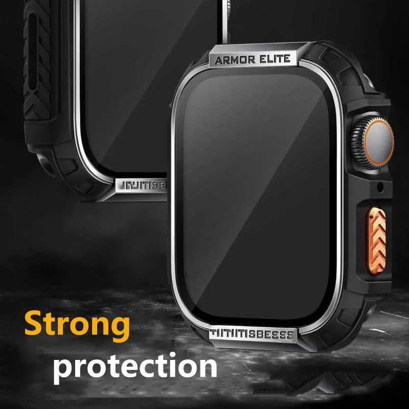 Titanium Protective Case with Glass Film
