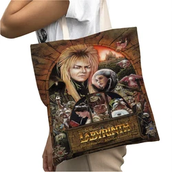 Vintage - Inspired Labyrinth Tote Bag - Reusable and Spacious Shopper - 40x45cm (1)