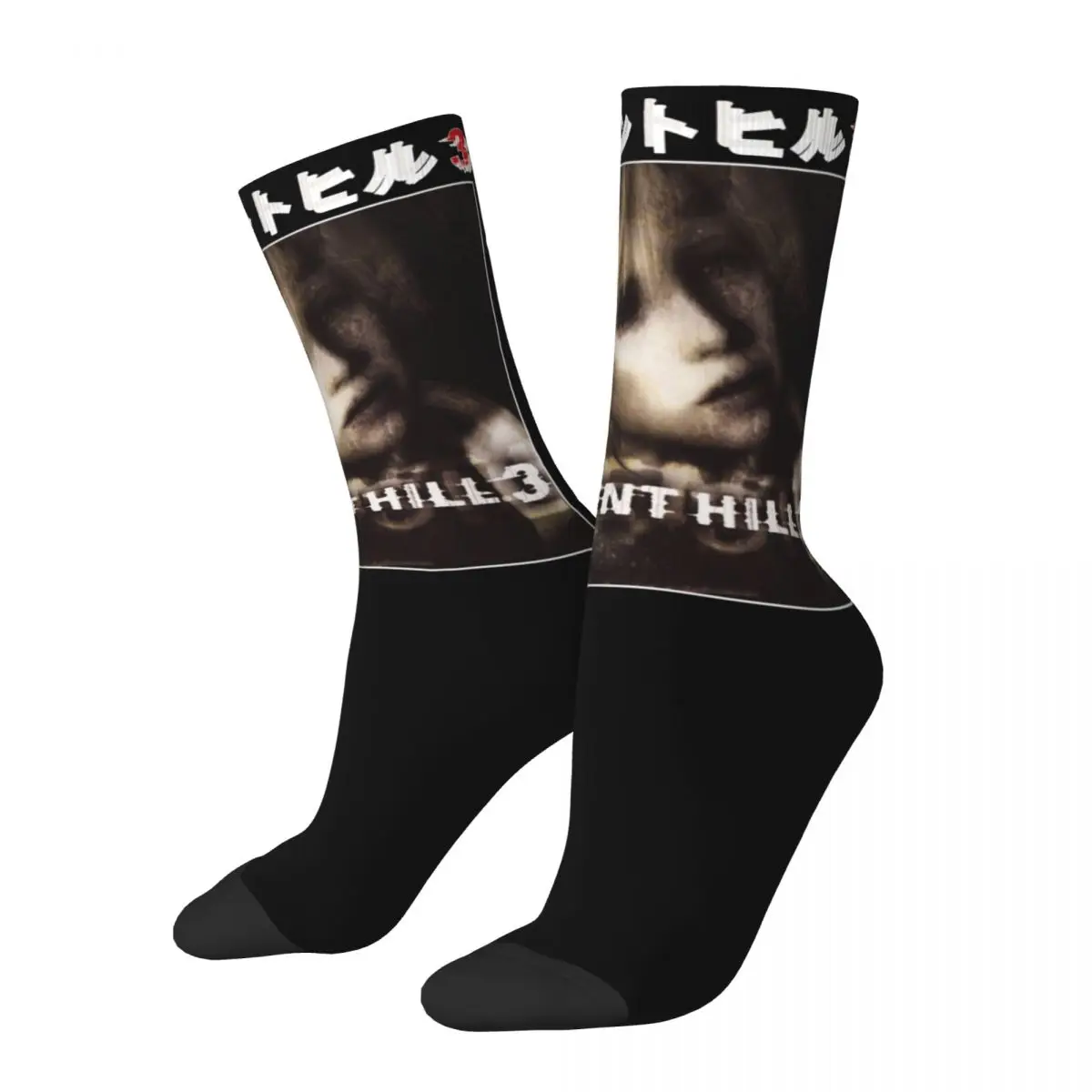 Happy Funny Calzini Da Uomo Casual Silent Hill 3 Sock Graphic Calzini Da Donna Primavera Estate Autunno Inverno