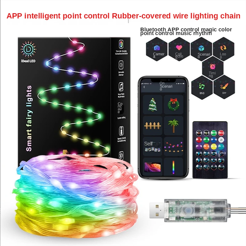 Magic Leather Wire Led Light Guirlanda Ideal Aplicacao Inteligente Cordao Usb Decoracao magic leather wire led light guirlanda ideal aplicacao inteligente cordao usb decoracao