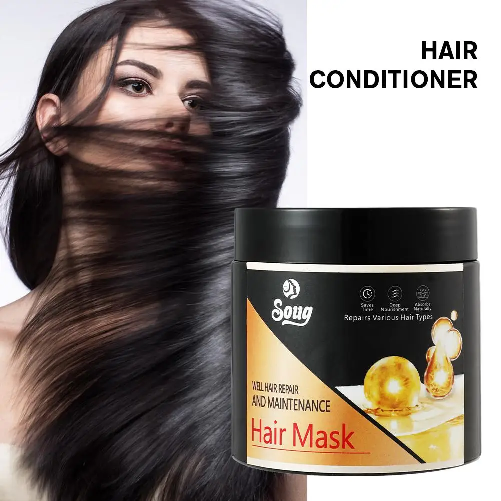

200g/1pcs Magical Treatment Hair Mask 5 Seconds Repair Frizzy Smooth Care Hair Straighten Soft Moisturize Hair Shiny Damage J4H9