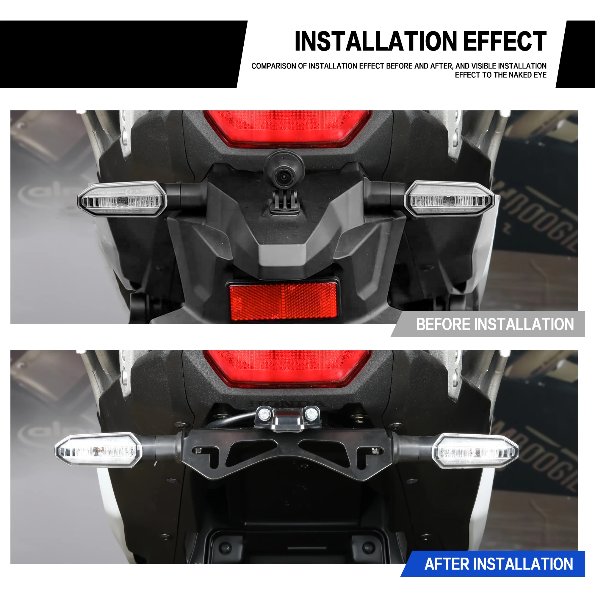 혼다 CRF1100L 아프리카 트윈 CRF 1100 L 아프리카 트윈 ES 2020-2026 번호판 홀더 오토바이 테일 티디 펜더