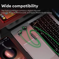 Lenovo YF38 Wired Earphones Type-C/3.5mm Jack Wired Headphones With Mic For Laptop Computer Tablet Phone Sport Gaming Headset - Image 6